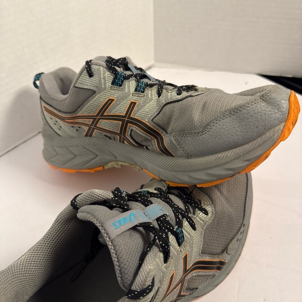 Asics Gel-Venture 9 Men's Tennis Shoes Size 10 Sheet Rock/Sun Peach - Picture 4 of 16